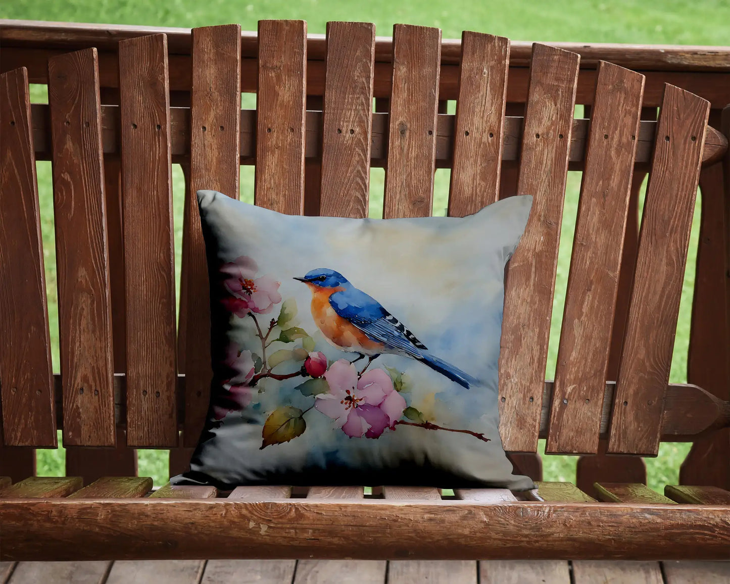 Bluebird Throw Pillow