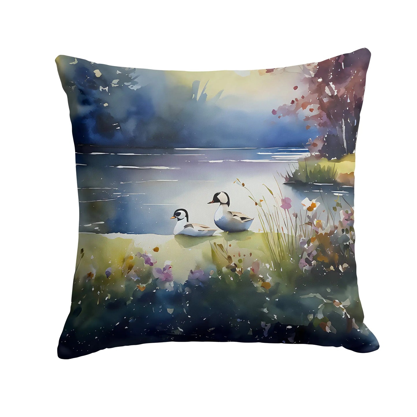 Bufflehead Throw Pillow