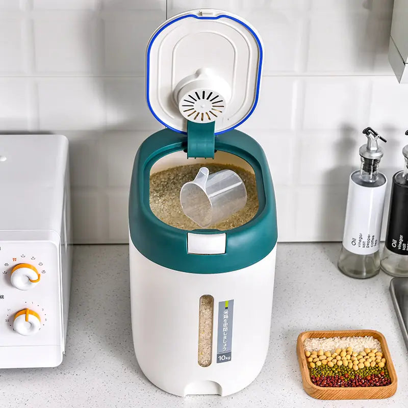 Automatic Kitchen Rice Bin