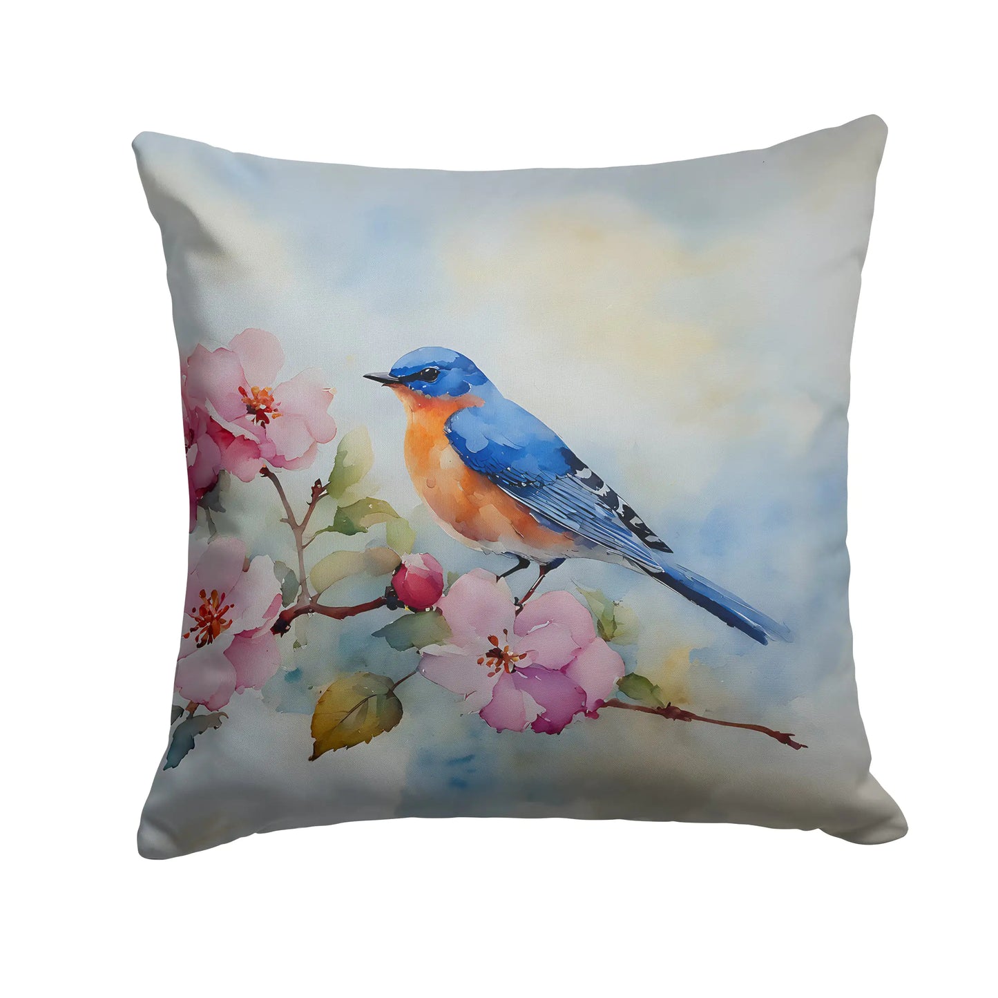 Bluebird Throw Pillow