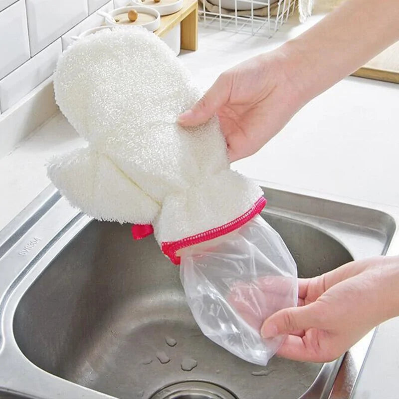 Kitchen Cleaning Oil Absorbent Gloves